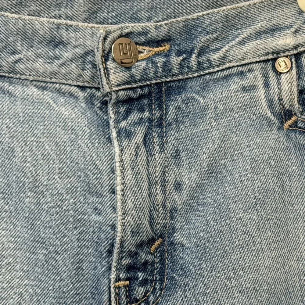 Vintage Levis L2 Jeans White Tab 11 Jr M Black Patch Blue 5001A Made in Mexico